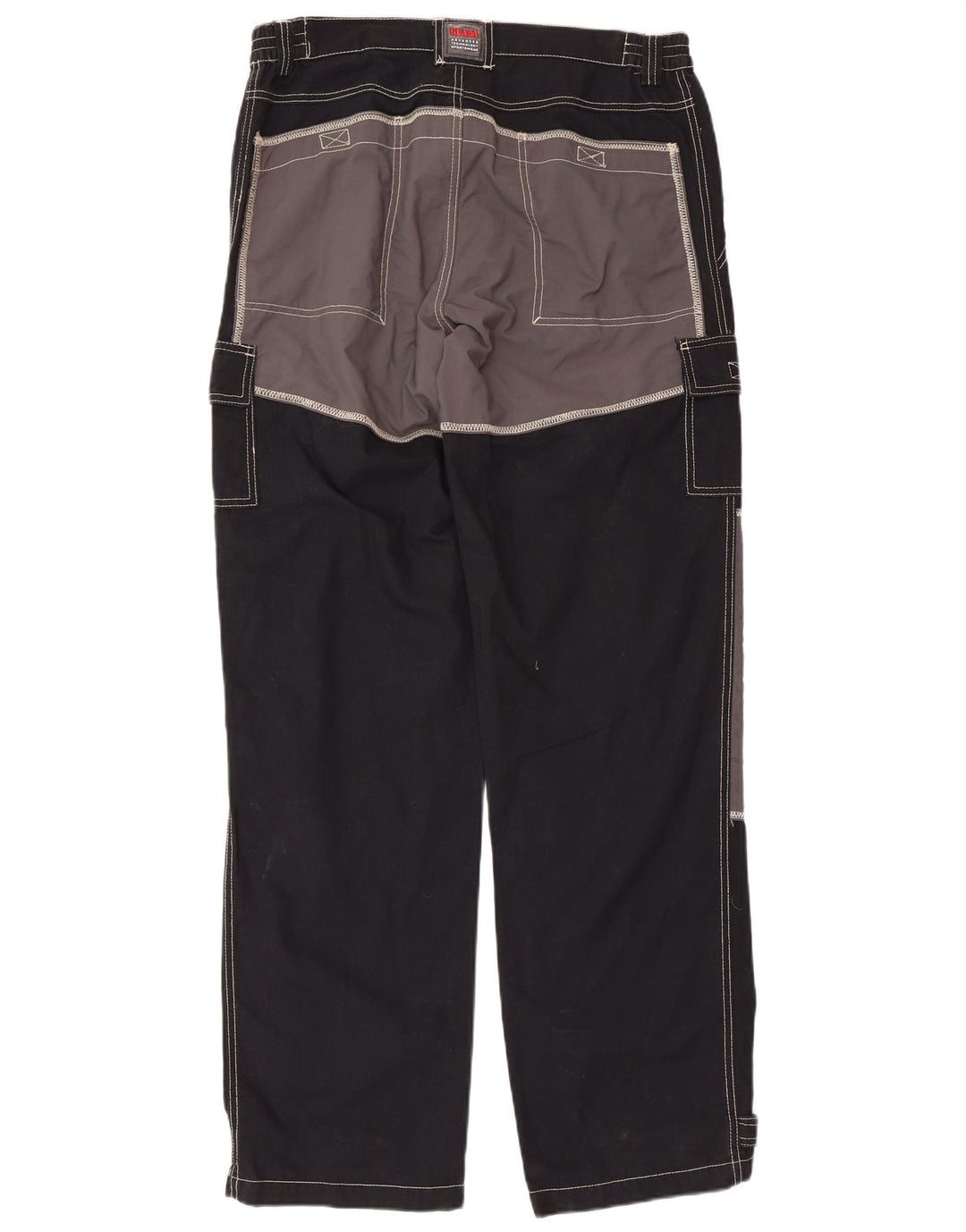 Мужские брюки карго Slam IT 50, большие W36 L34, черные, хлопок с цветными блоками
