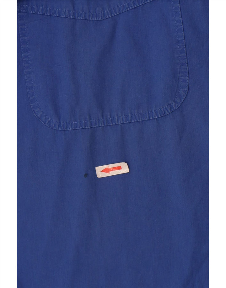 Мужская рубашка с коротким рукавом Levi's XL, синяя, хлопок