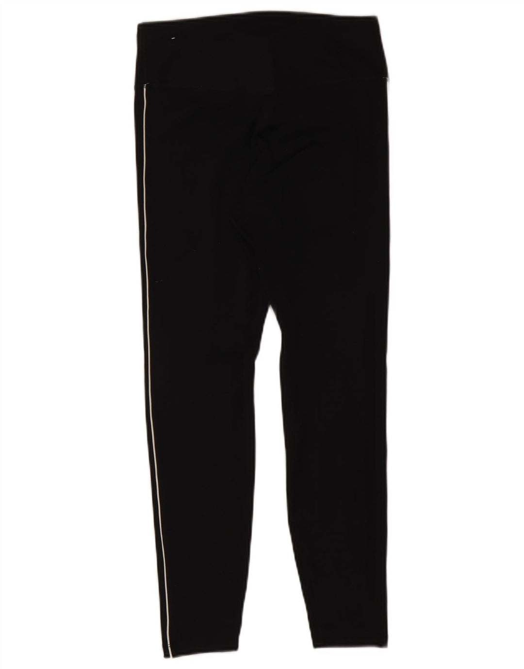 Женские укороченные леггинсы с рисунком Nike Dri Fit UK 12, средний черный полиэстер