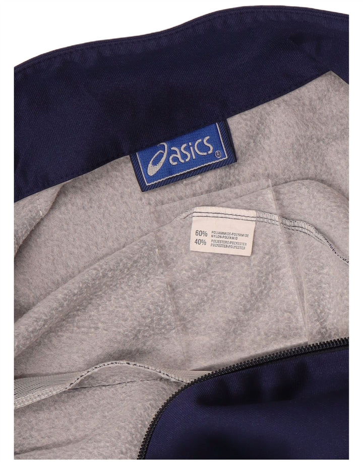 Женский спортивный костюм с графическим рисунком Asics, верхняя куртка, средний темно-синий, полиамид, спортивный