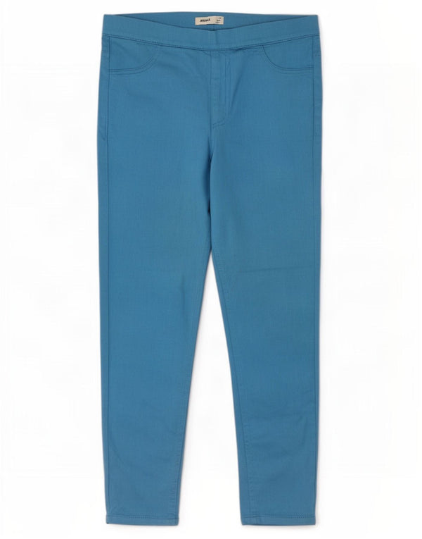 Женские джинсы джеггинсы Marks & Spencer UK 14, большие, W32 L27, синие, хлопок
