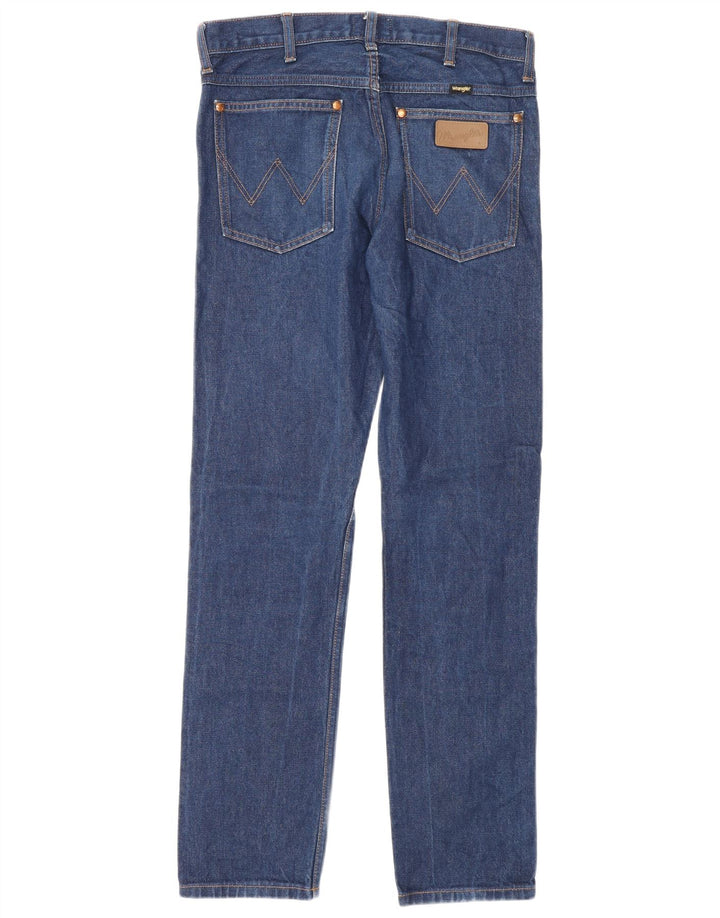 Мужские узкие джинсы Wrangler W30 L32 синие, хлопок