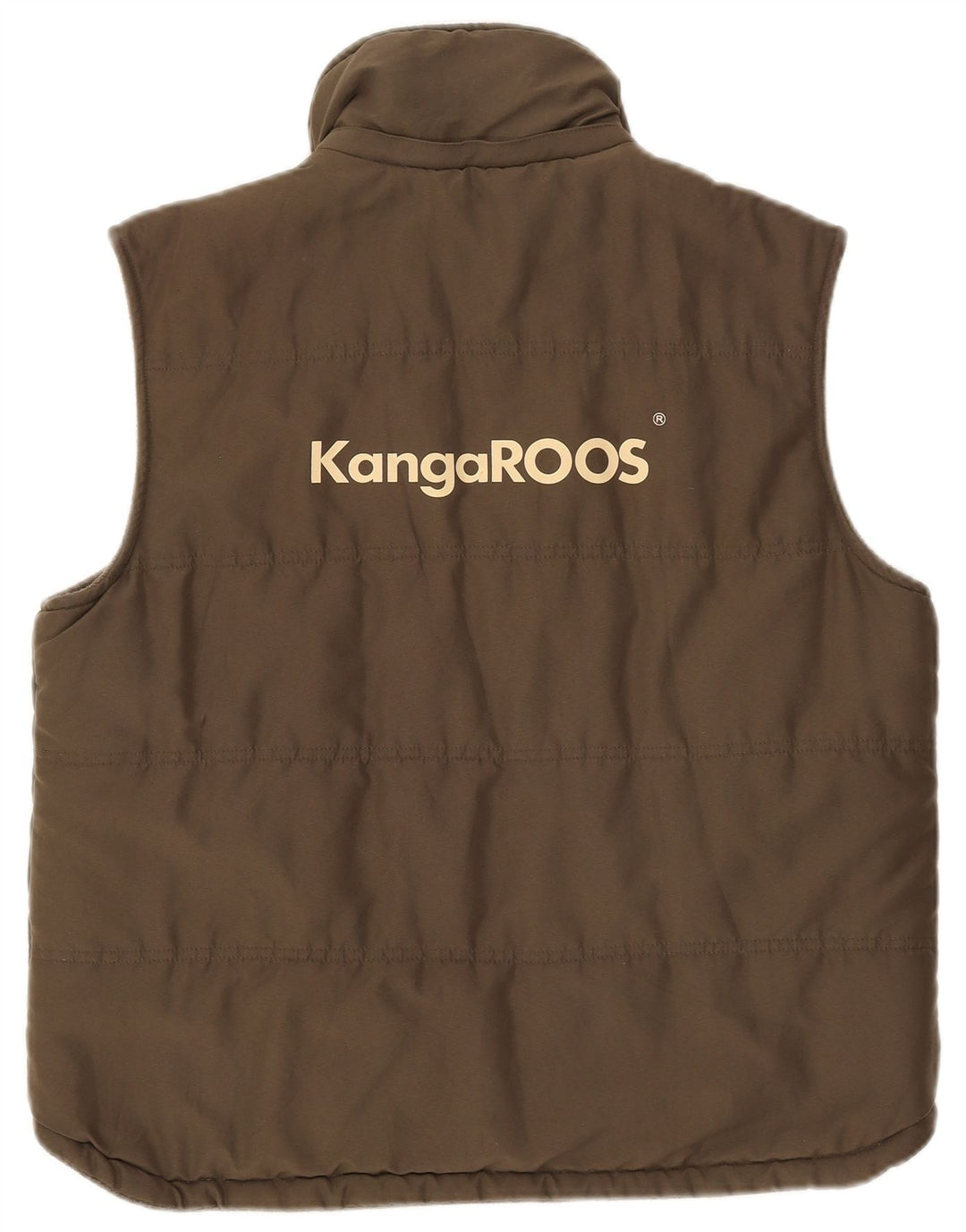 Женский утепленный жилет Kangaroos UK 16, большой размер, полиэстер цвета хаки