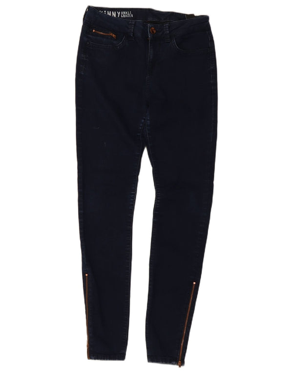 Женские джинсы скинни Marks & Spencer UK 10, маленькие W26 L28, темно-синие, хлопок