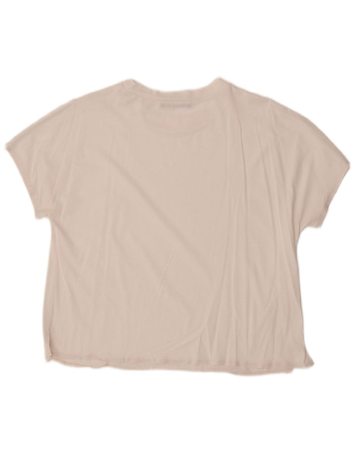 Женская футболка выходного дня Max Mara Top UK 16, большая белая