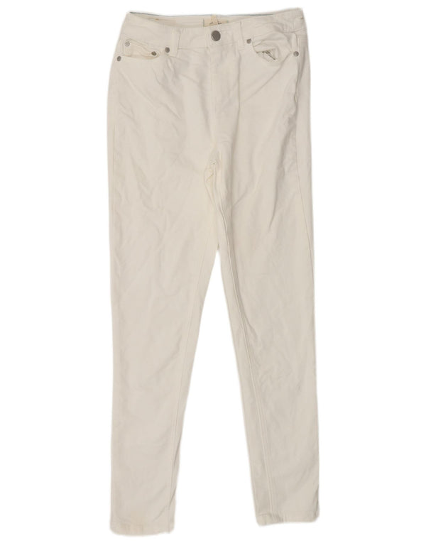 JOULES Женские узкие джинсы UK 10 Small W27 L28 Белый хлопок