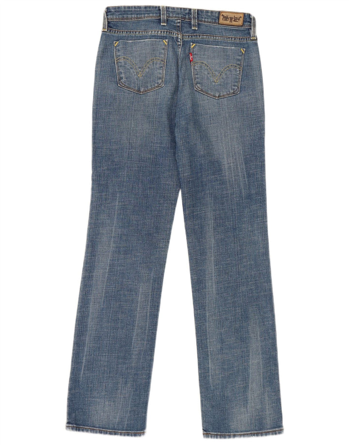 Женские прямые джинсы Levi's W29 L32 синие, хлопок
