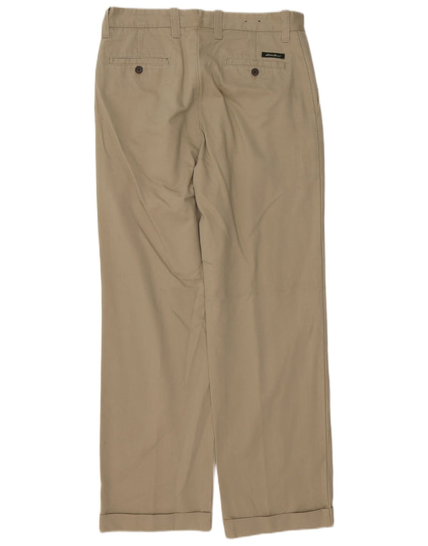 Мужские брюки чинос классического кроя Eddie Bauer W32 L32, хлопок цвета хаки