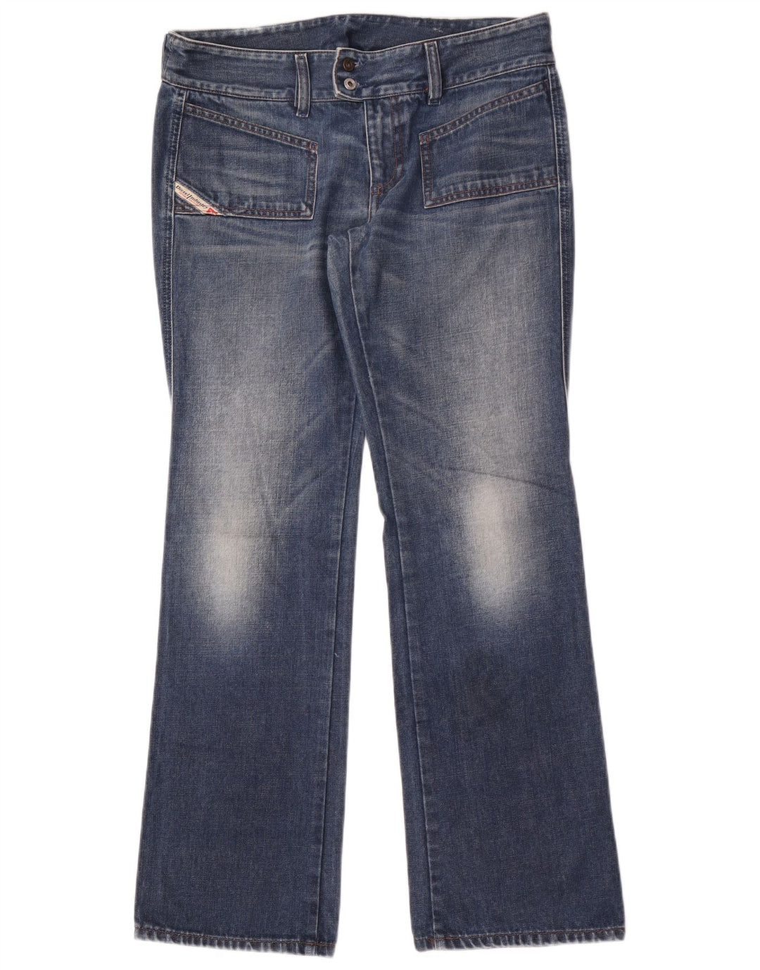 Женские джинсы Bootcut Diesel W32 L32 синие, хлопок
