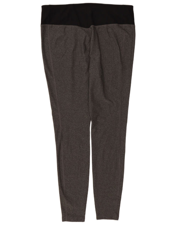 Женские леггинсы NIKE Dri Fit UK 18 XL, серый полиэстер