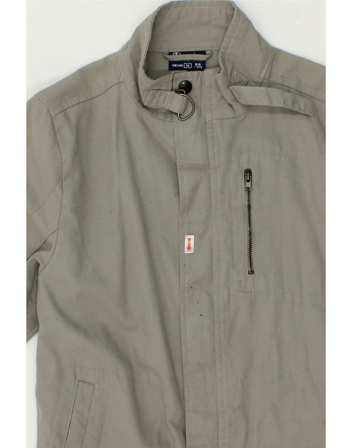 CHAMPION Boys Bomber Jacket 9-10 Years Medium Grey Cotton Vintage Champion and Second-Hand Champion from Messina Hembry 