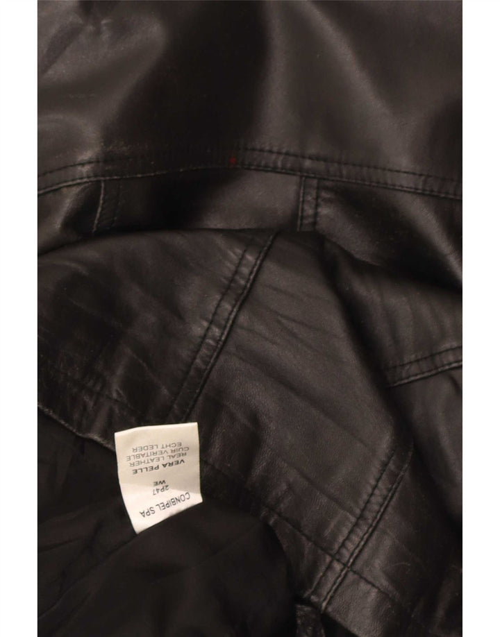 Женская кожаная куртка Conbipel IT 48 XL Черная