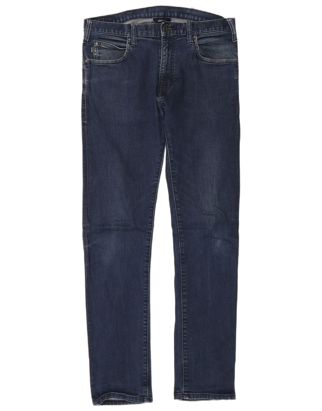 Мужские зауженные джинсы ARMANI W30 L32 Синие, хлопок