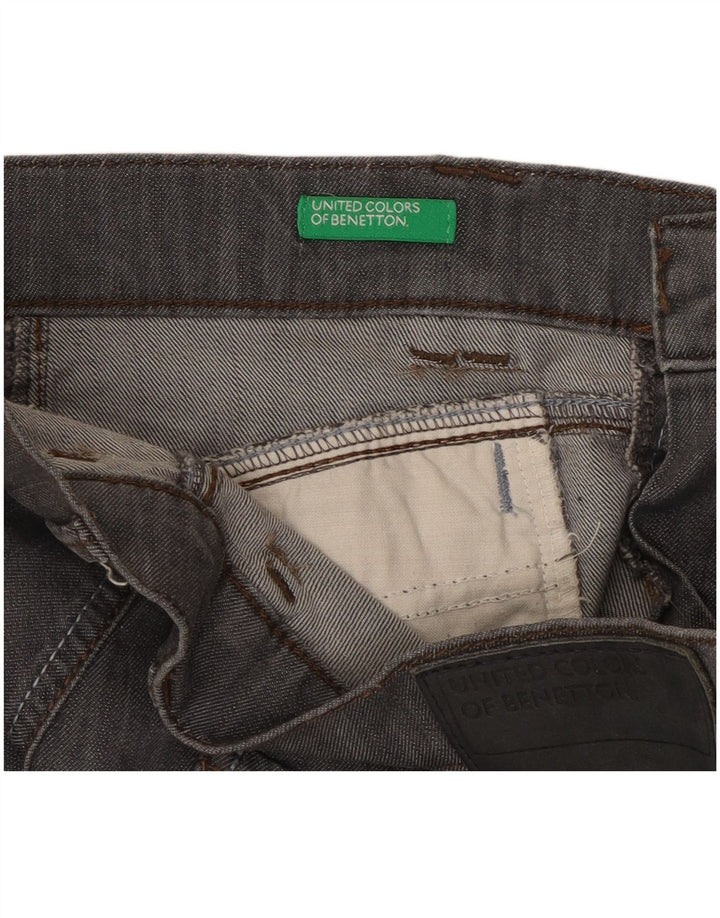 Джинсы-капри женские Benetton W32 L21 Серые