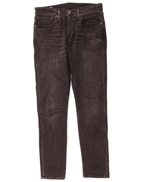 Мужские зауженные зауженные джинсы Levi's 512 W32 L32 Серые хлопковые