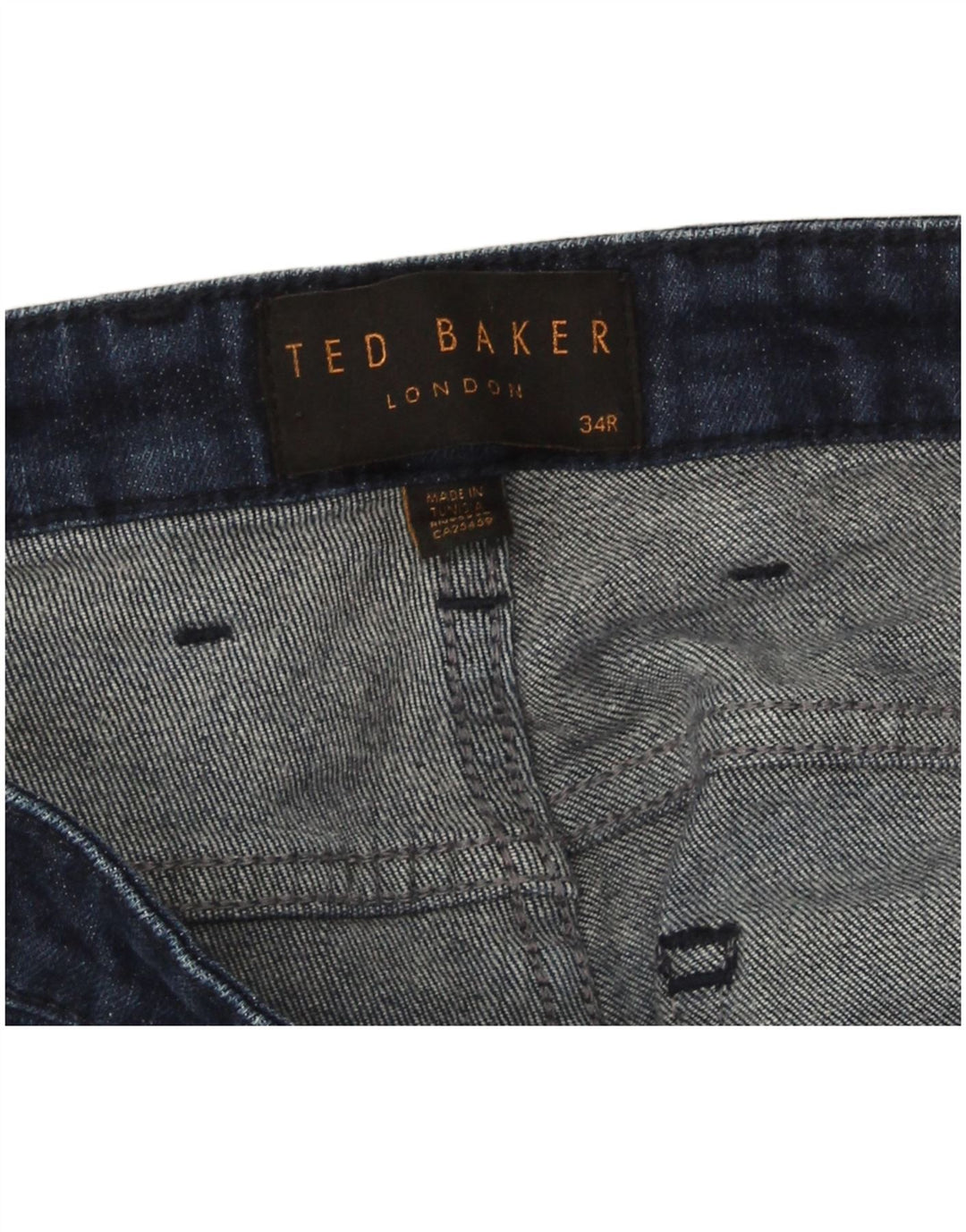 Мужские узкие джинсы Ted Baker Regular W34 L32 синие