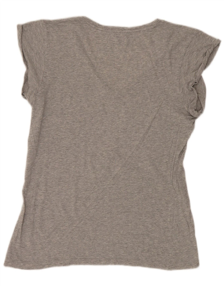 Женская футболка с рисунком Diesel Top UK 16, большая серая