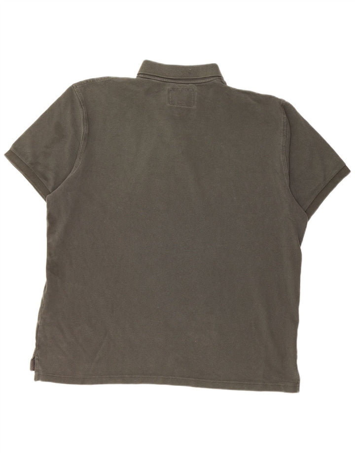 Мужская рубашка-поло J. Crew XL, серая, хлопок