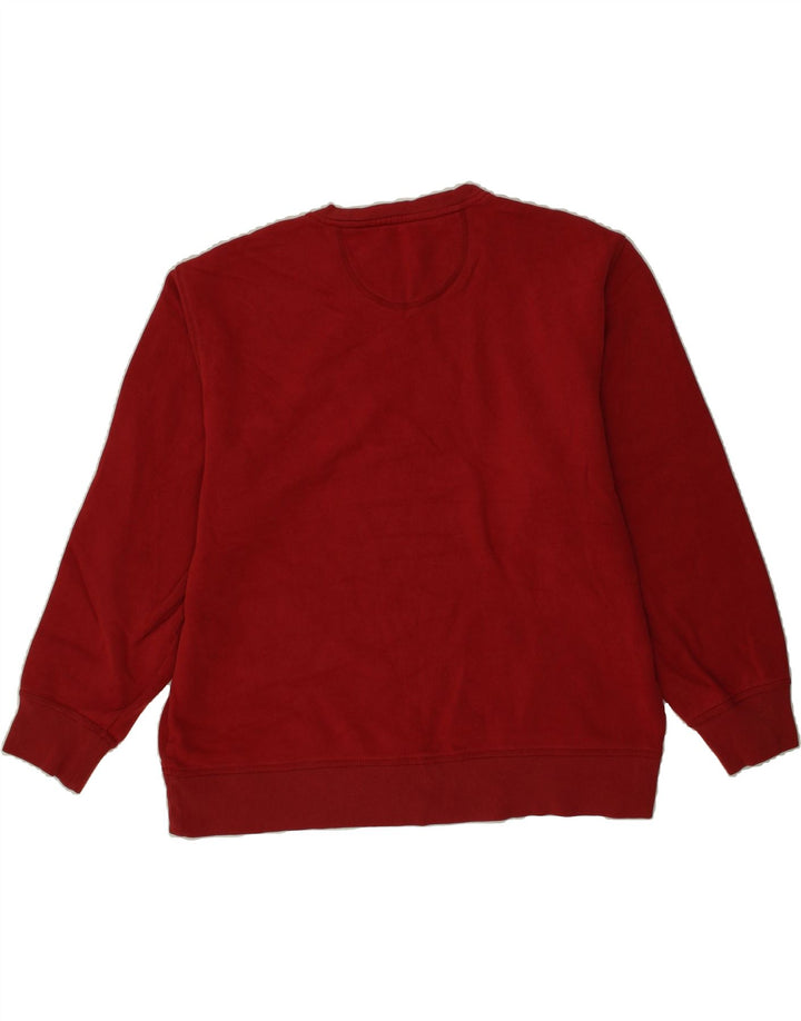 IZOD Mens Sweatshirt Jumper XL Red Cotton Vintage Izod and Second-Hand Izod from Messina Hembry 