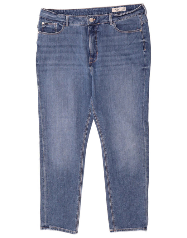 Женские узкие джинсы Marks & Spencer UK 18 XL W36 L26 Синие, хлопок