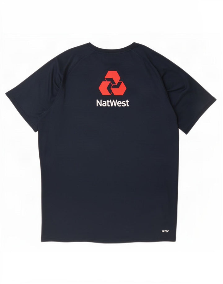 Мужская футболка с рисунком New Balance Top XL Темно-синий полиэстер