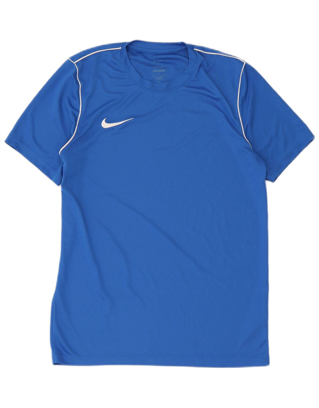 Мужская футболка Nike Dri Fit Slim Fit, большой синий полиэстер