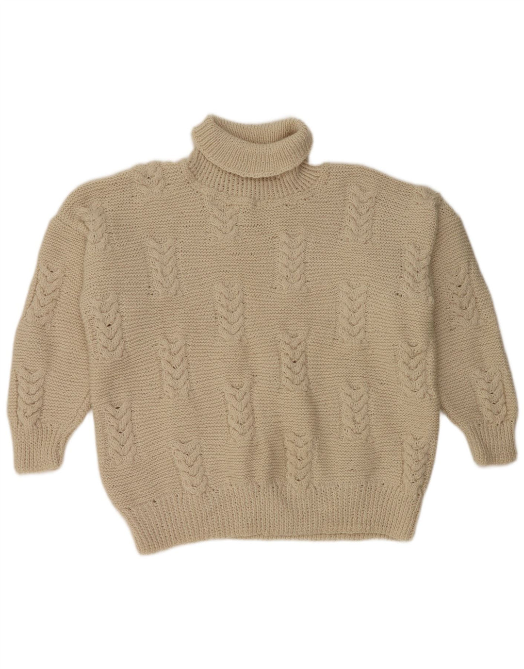 Винтажный женский укороченный джемпер с воротником-стойкой, Великобритания, 20, 2XL, белый цвет