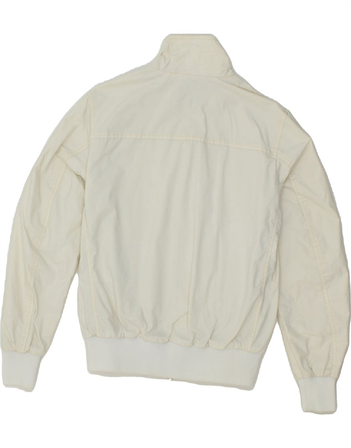 NORTH SAILS Mens Bomber Jacket UK 36 Small White Polyamide Vintage North Sails and Second-Hand North Sails from Messina Hembry 