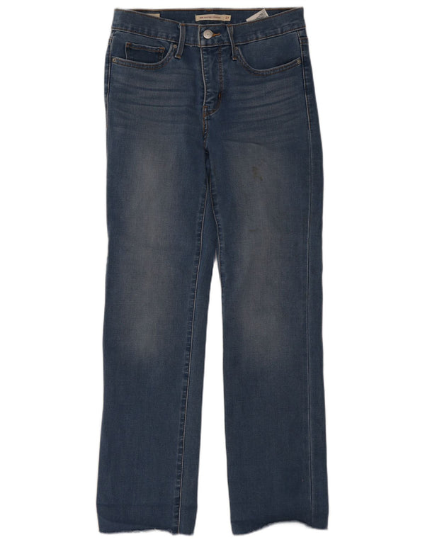 Levi's Женские прямые джинсы 314 Shaping W27 L28 Темно-синий хлопок