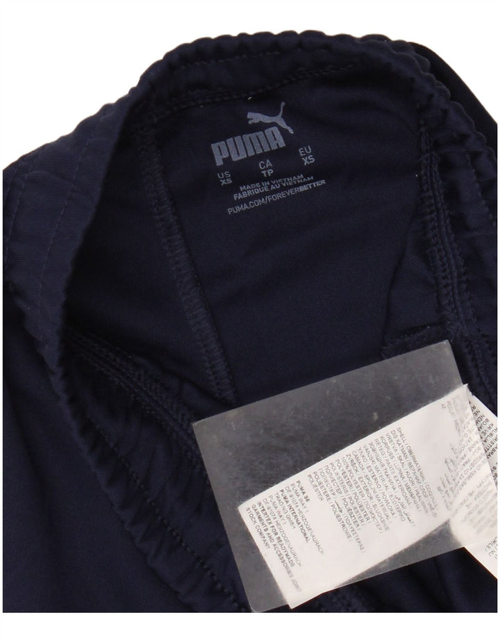 Мужские спортивные брюки Puma XS темно-синие из полиэстера