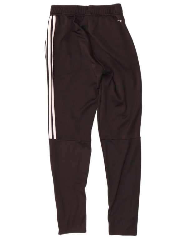 Adidas Womens Aeroready Tracksuit Trousers UK 10 Small Black Polyester