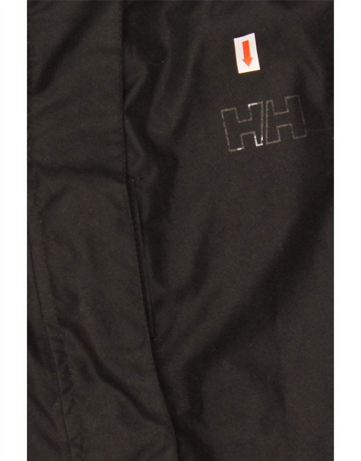 Helly Hansen Женская ветровка оверсайз с капюшоном UK 10, маленькая черная