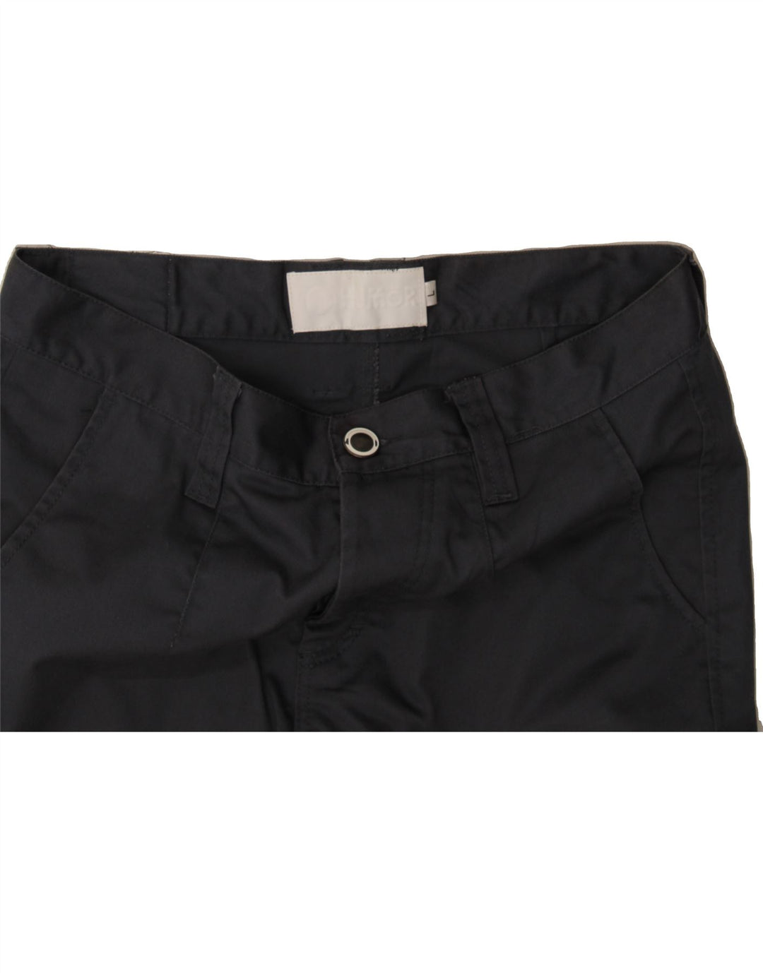 VINTAGE Mens Chino Shorts Large W34  Grey Polyester Vintage Vintage and Second-Hand Vintage from Messina Hembry 