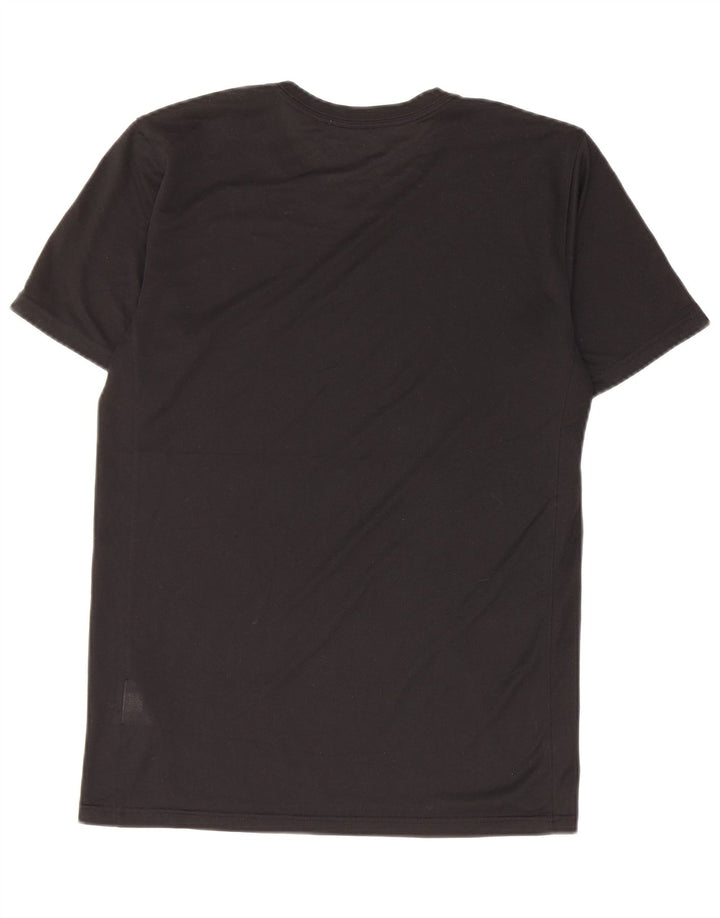 Мужская футболка Nike Dri Fit, маленький черный полиэстер