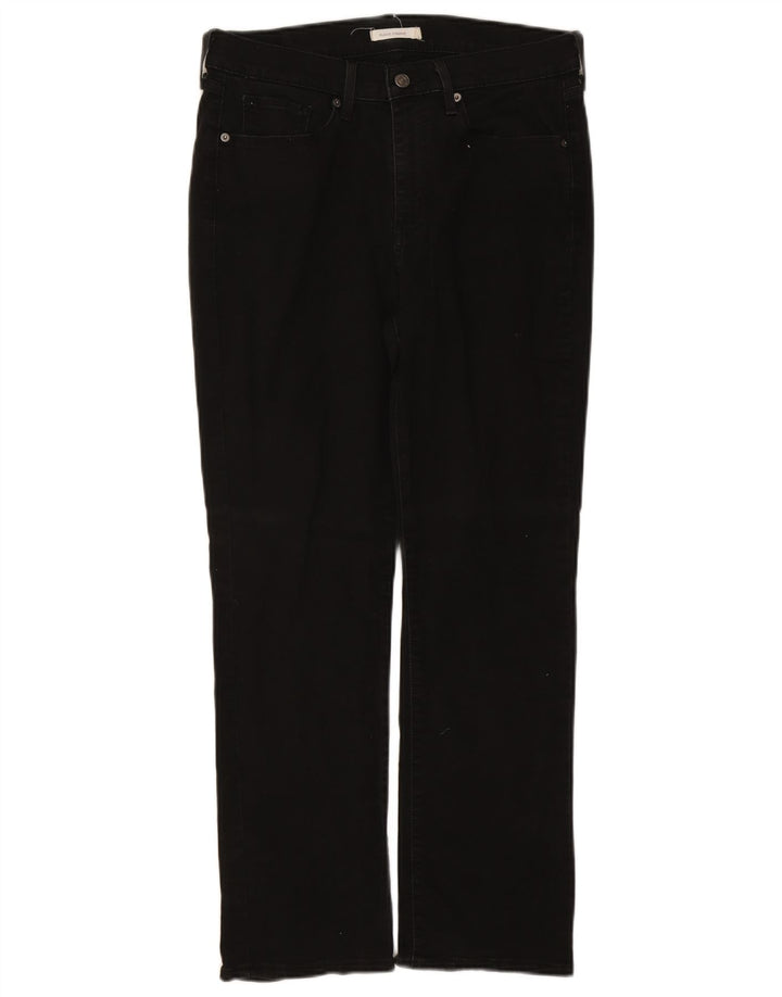 Женские классические прямые джинсы Levi's W31 L30, черный хлопок