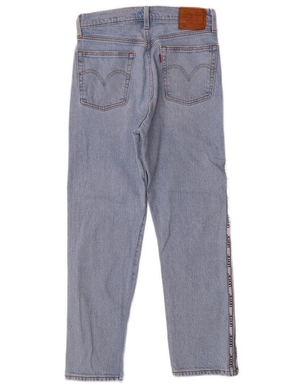 Женские прямые джинсы Levi's 501 с рисунком W27 L26, синие, хлопок