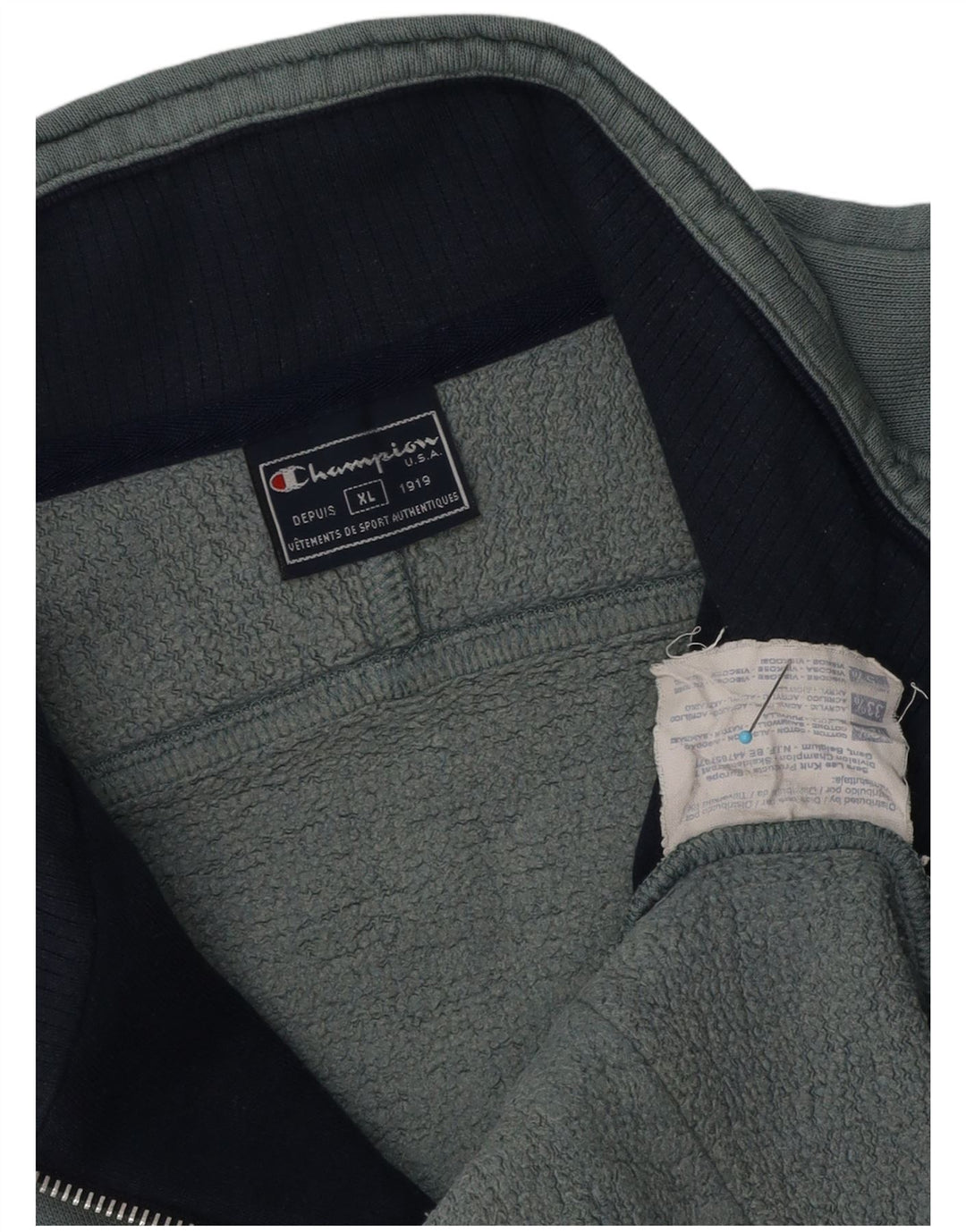 Мужской спортивный костюм Champion, куртка XL, синий хлопок