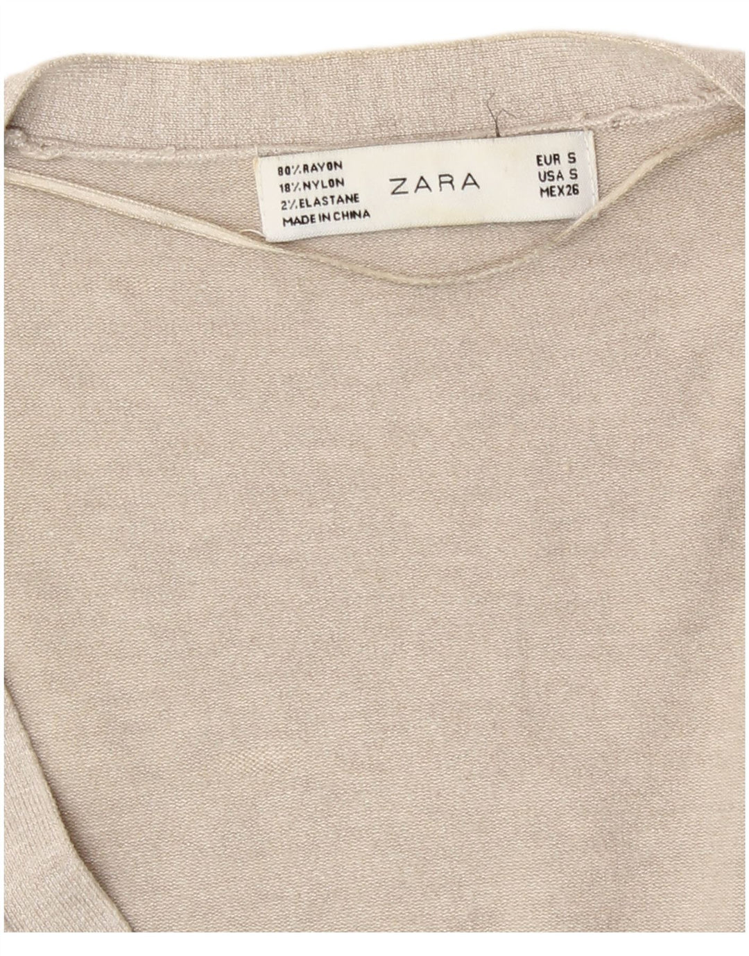 Женский кардиган Zara UK 10, маленький серый