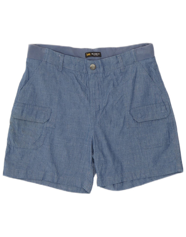 Женские шорты карго свободного кроя со средней посадкой Lee W34, большие синие