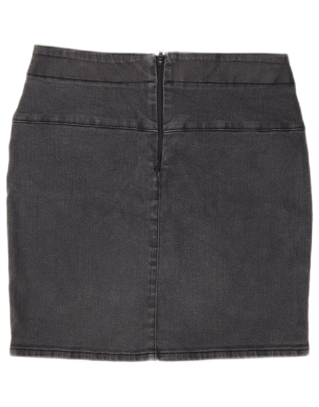 Женская мини-юбка джинсовая Zara EU 36 XS W26 Серая
