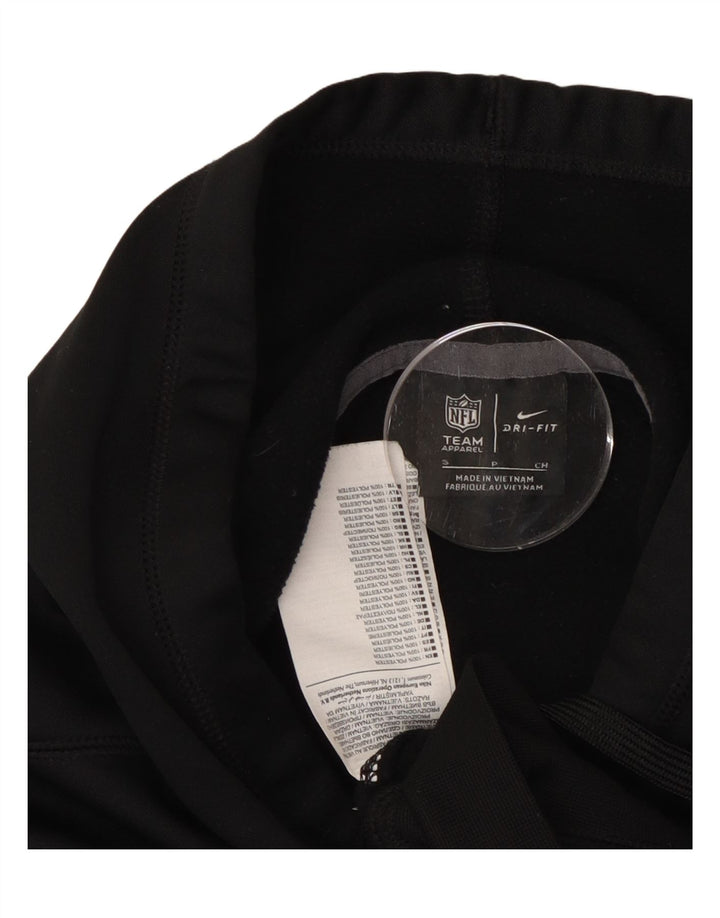 Женский свободный джемпер с капюшоном NIKE Las Vegas Raiders UK 10, маленький черный