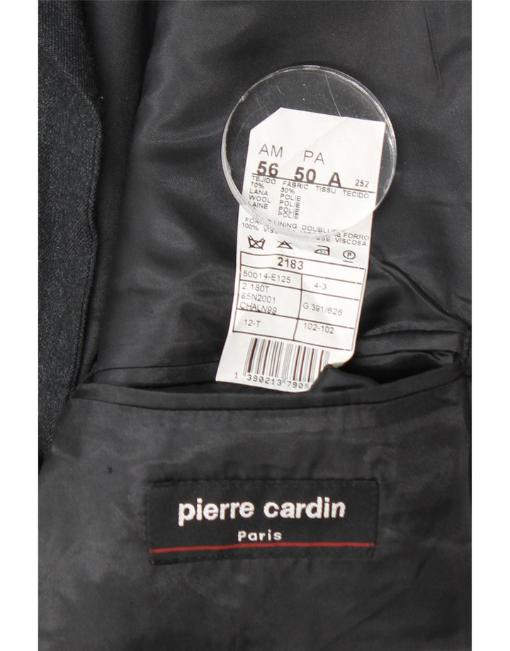 Мужской пиджак Pierre Cardin на 3 пуговицах IT 50, большой, серый, шерстяной