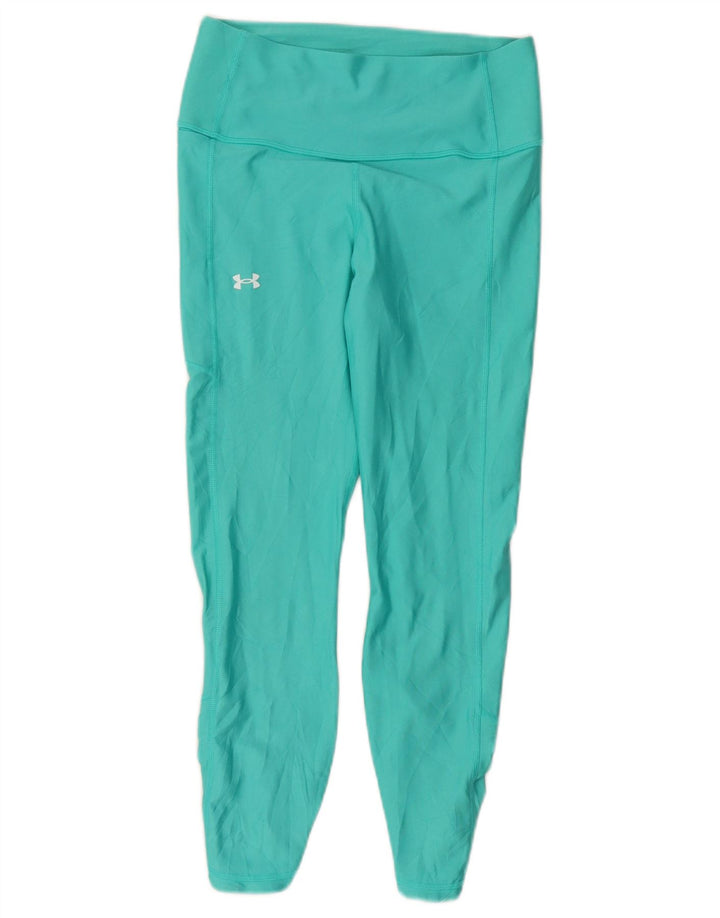 Женские леггинсы-капри Under Armour UK 12, средний бирюзовый полиэстер