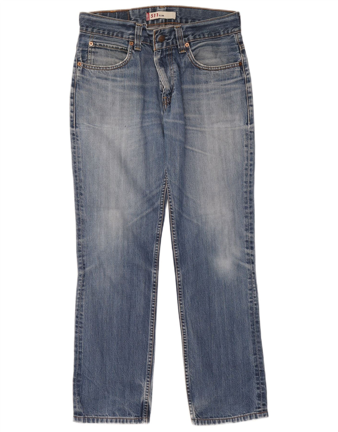 Мужские джинсы Levi's Slim 511 W34 L34 синие, хлопок