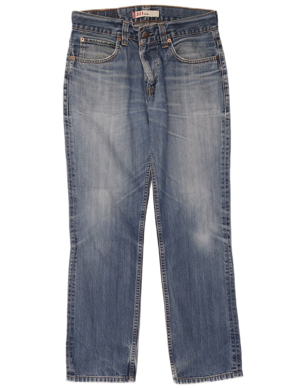 Мужские джинсы Levi's Slim 511 W34 L34 синие, хлопок