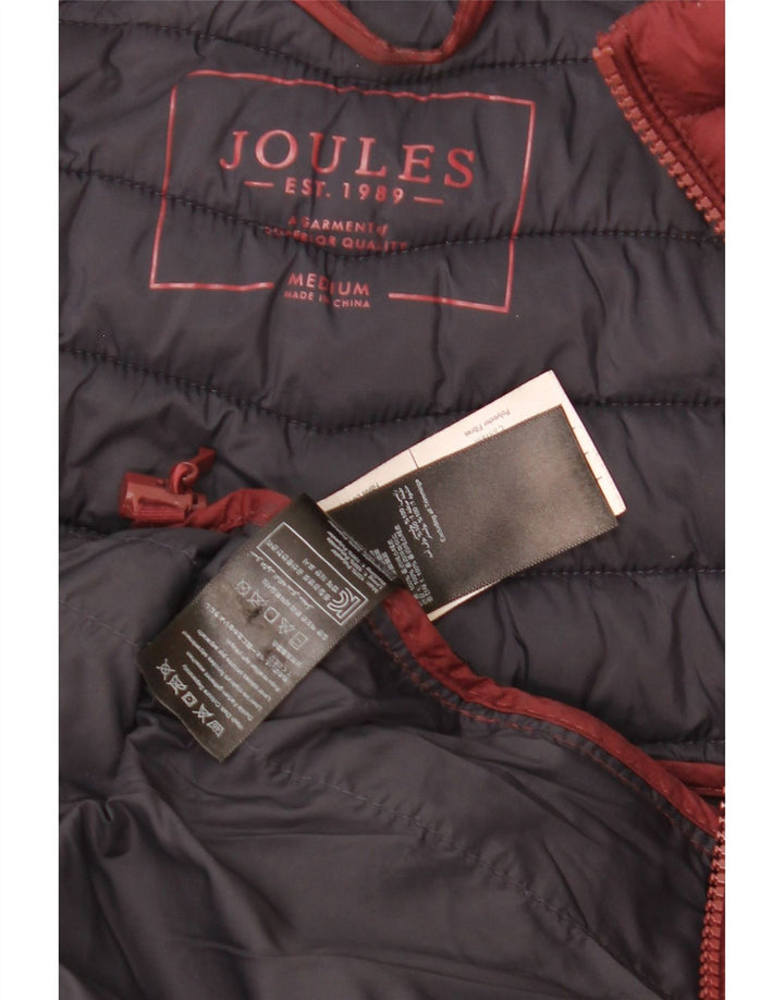 Мужская стеганая куртка Joules UK 38 средний темно-бордовый полиэстер