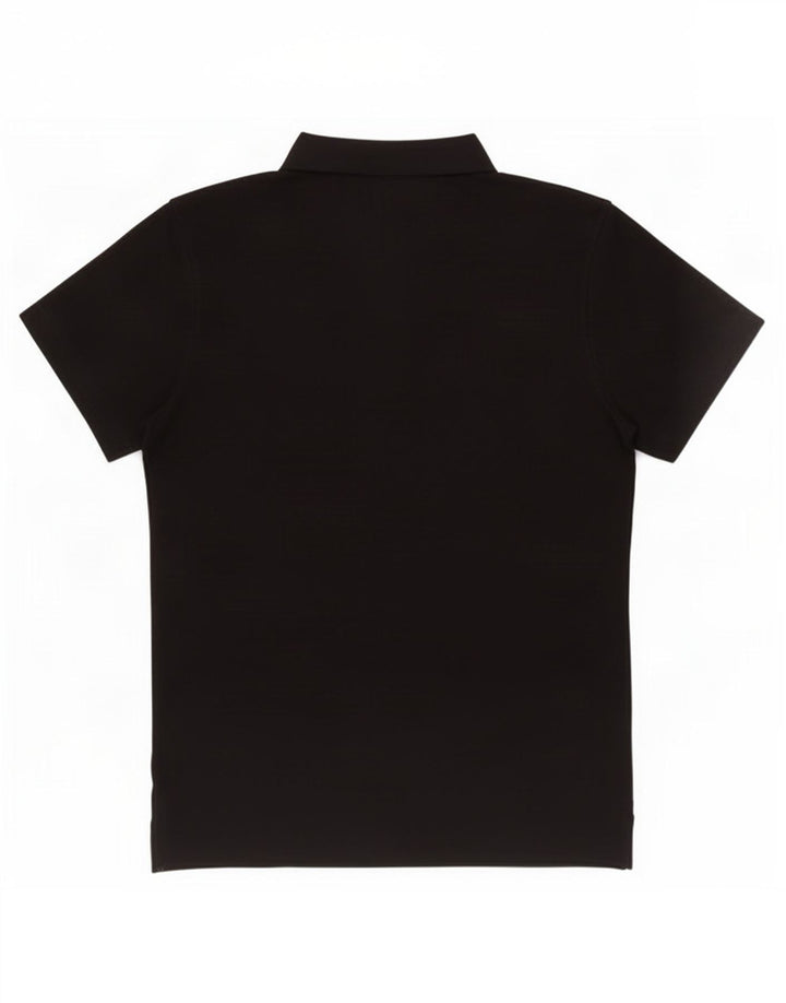 Рубашка-поло Asics для мальчиков 13-14 лет, черная, полиэстер