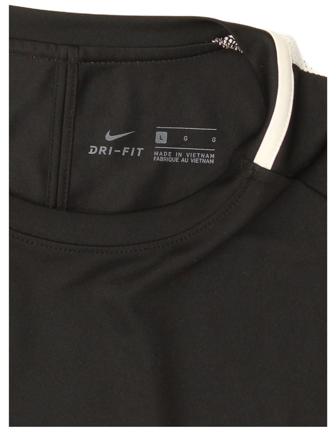 Мужская футболка Nike Dri Fit, большая, черная, с цветными блоками