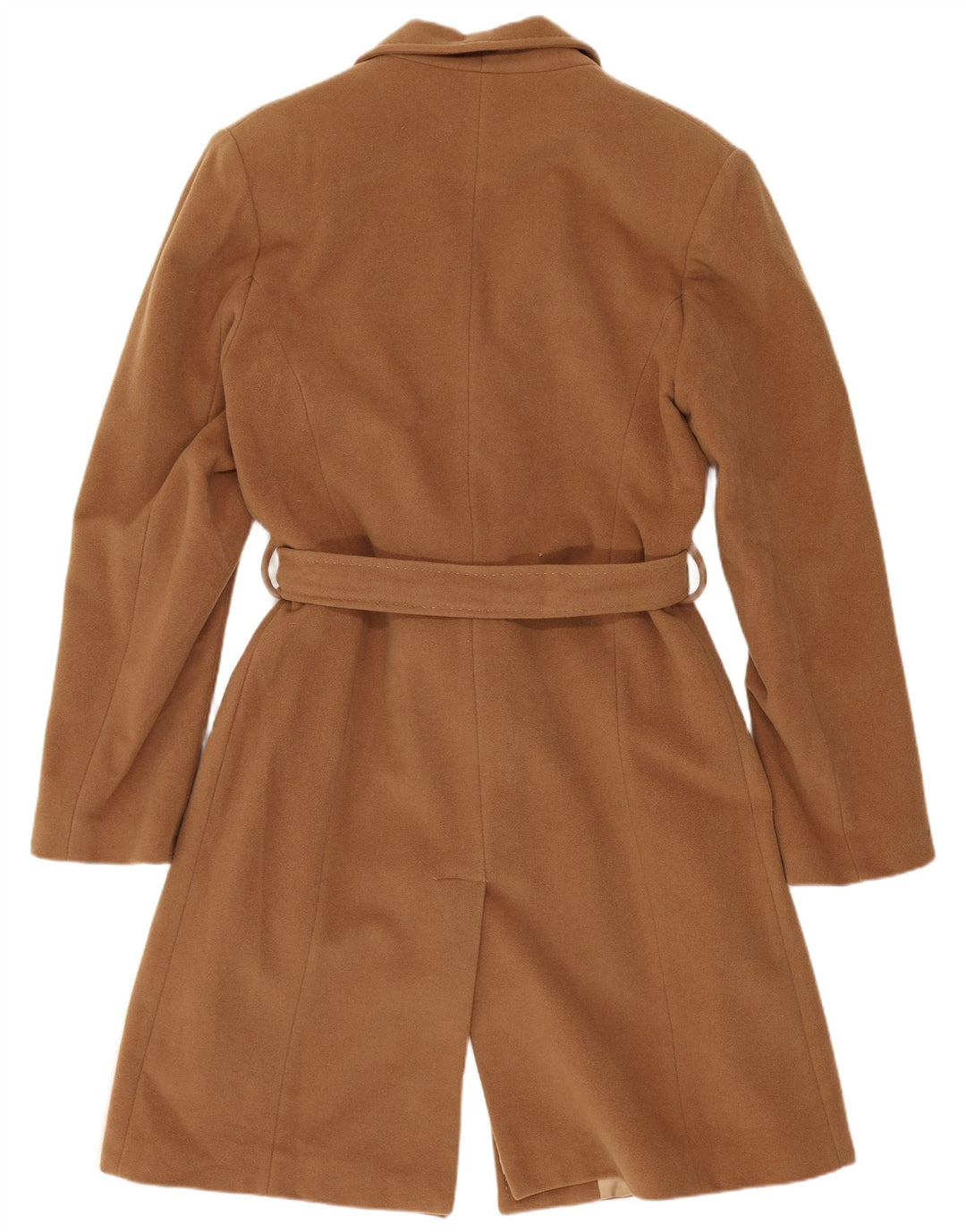 Винтажное женское пальто IT 48 XL Коричневое Шерстяное