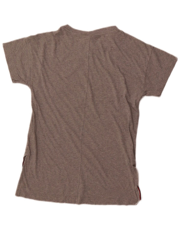 Женская классическая футболка с рисунком REEBOK Top UK 12, средний серый хлопок